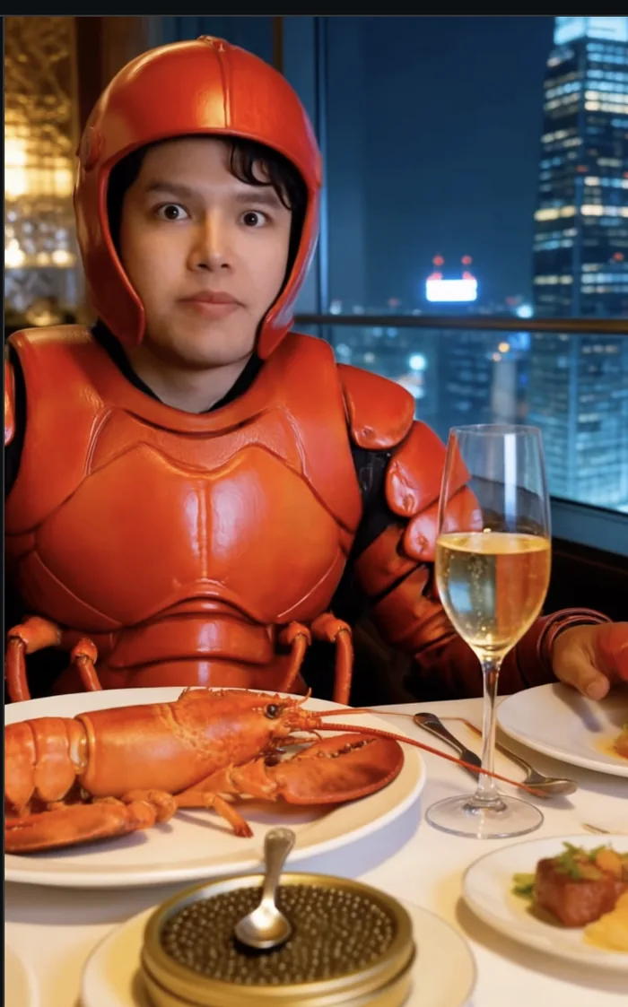 Marvis at the same dinner, Lobster Mode